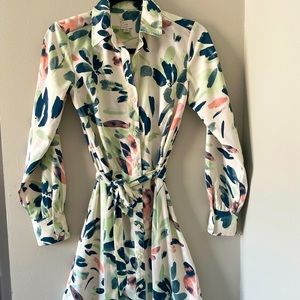 A New Day - Mid length floral dress.